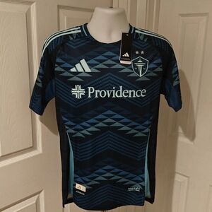 Adidas Seattle Sounders 2025/26 Away Jersey NWT Blue Replica Men's Sizes M - XL